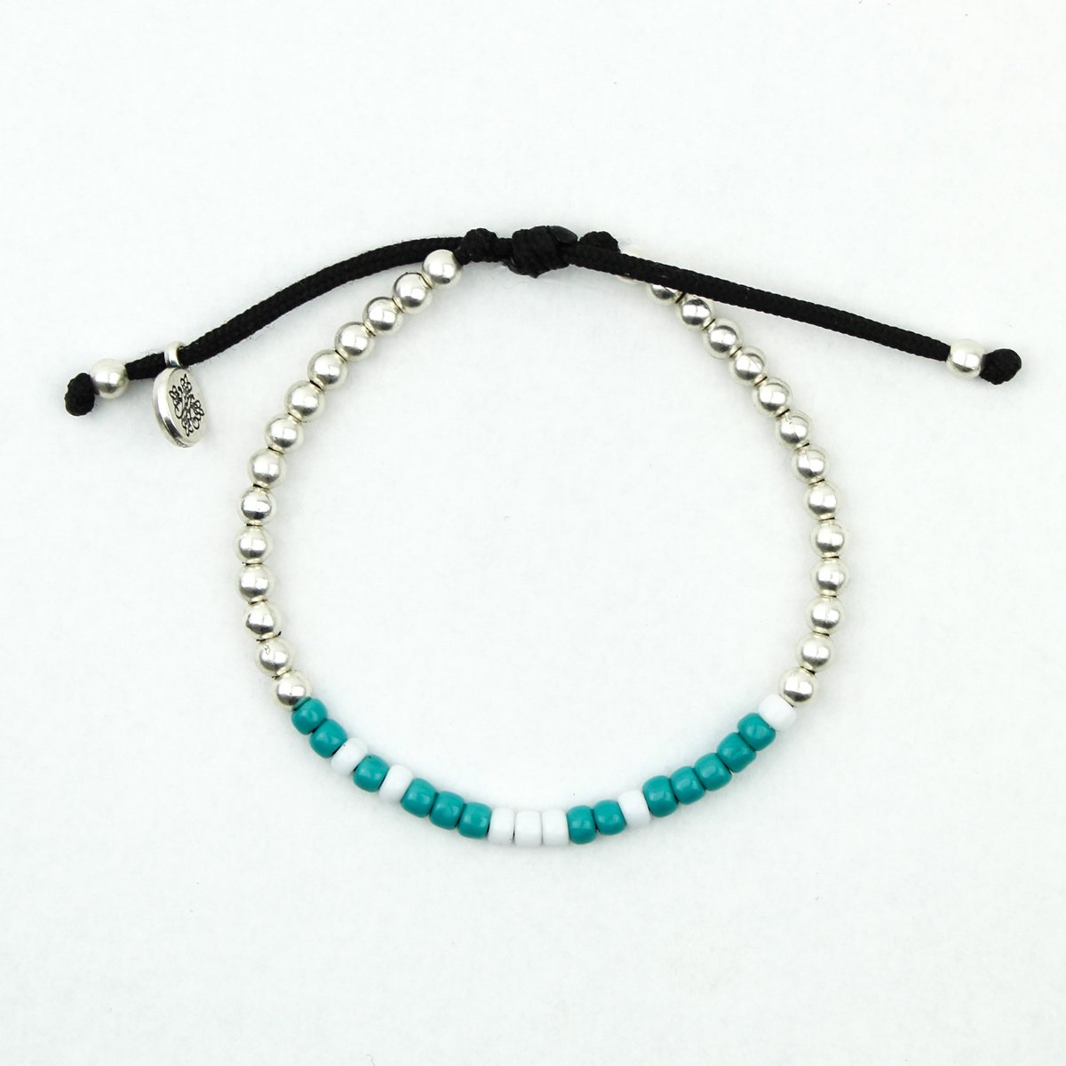 Beloved Morse Code Bracelet, Silver- My Saint My Hero