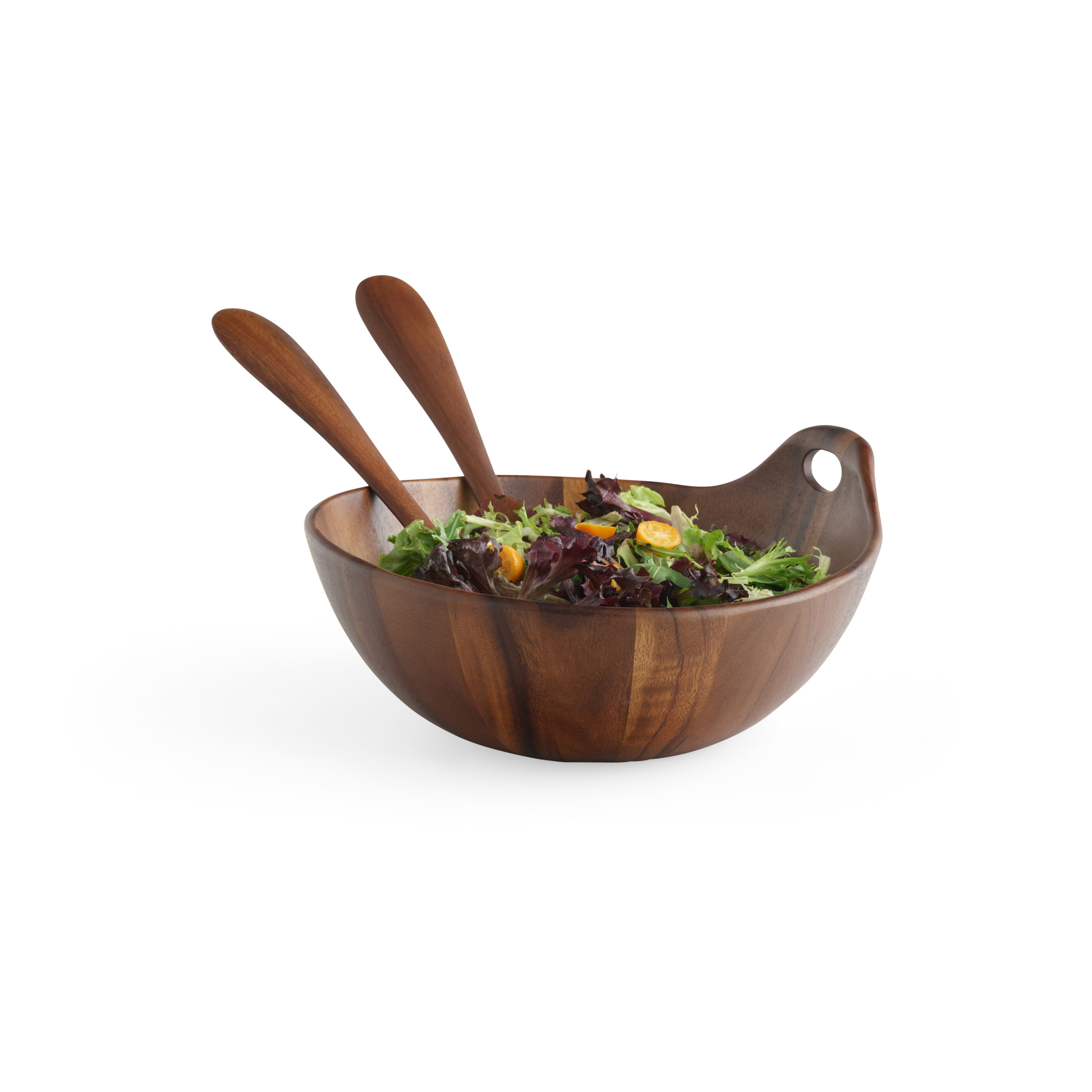 Nambé, Yaro Salad Bowl with Servers